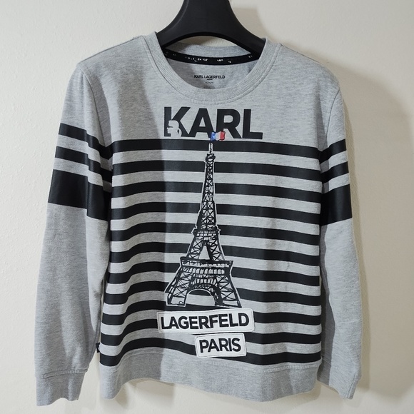 Karl Lagerfeld Tops - Karl Lagerfeld Sweat Shirt Sz M